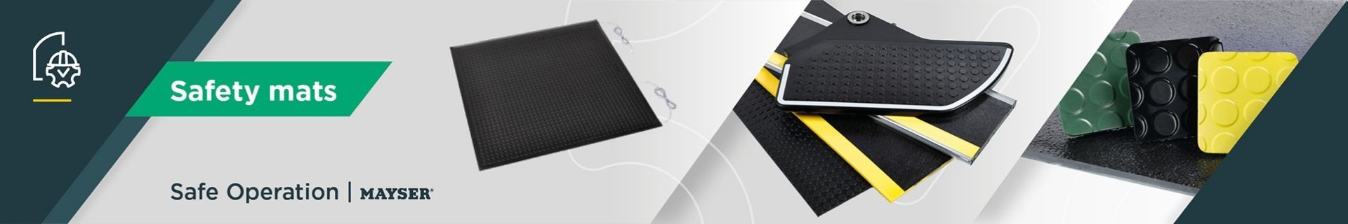 Safety mats for safeguarding hazardous areas through presence detection and machine stop activation